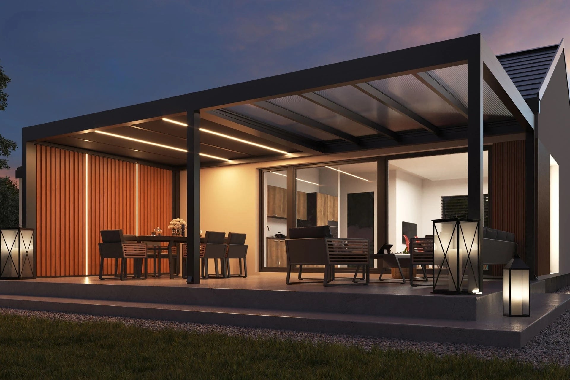 Feste Terrassenüberdachung