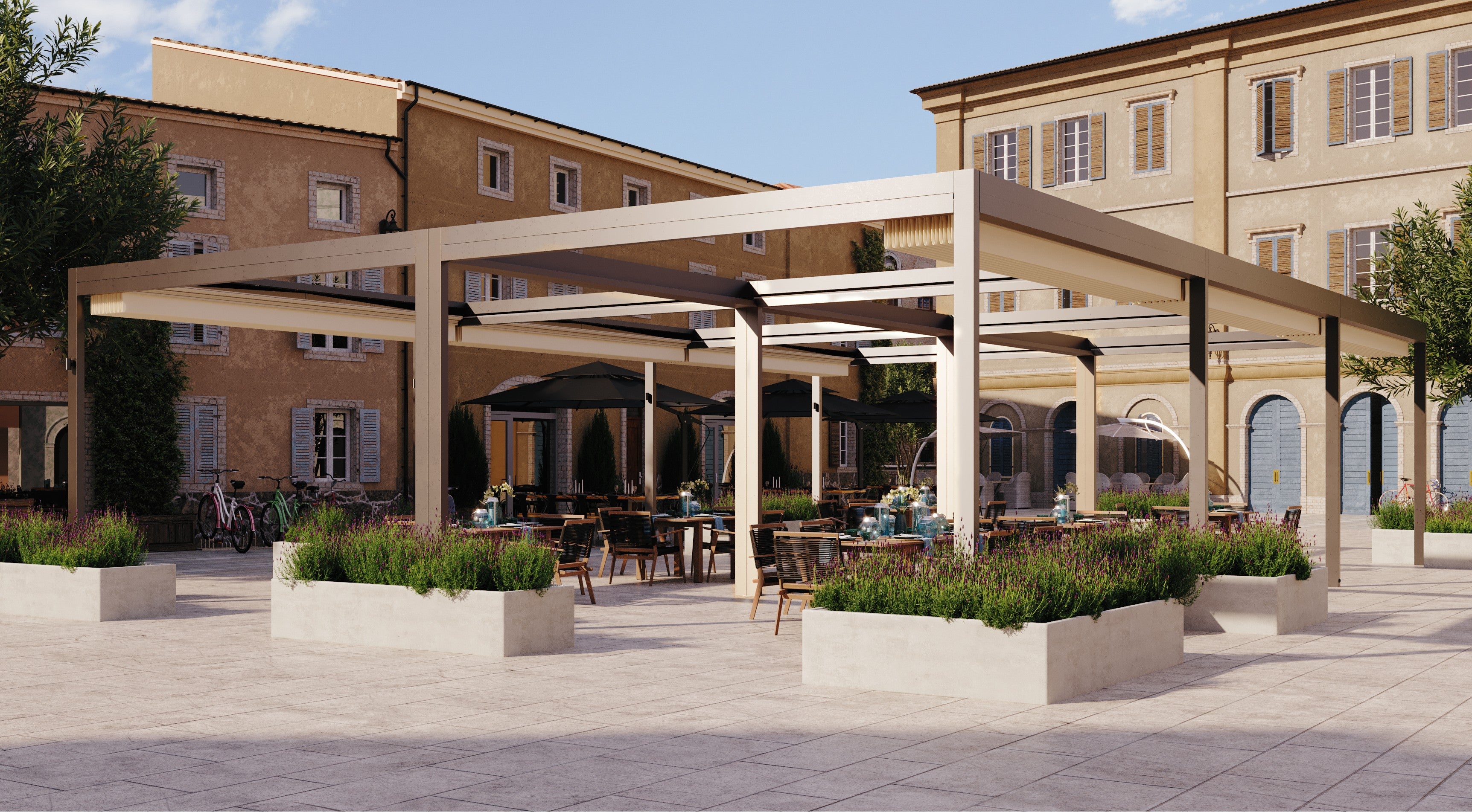 ProLine Überdachung für gewerbliche Nutzung