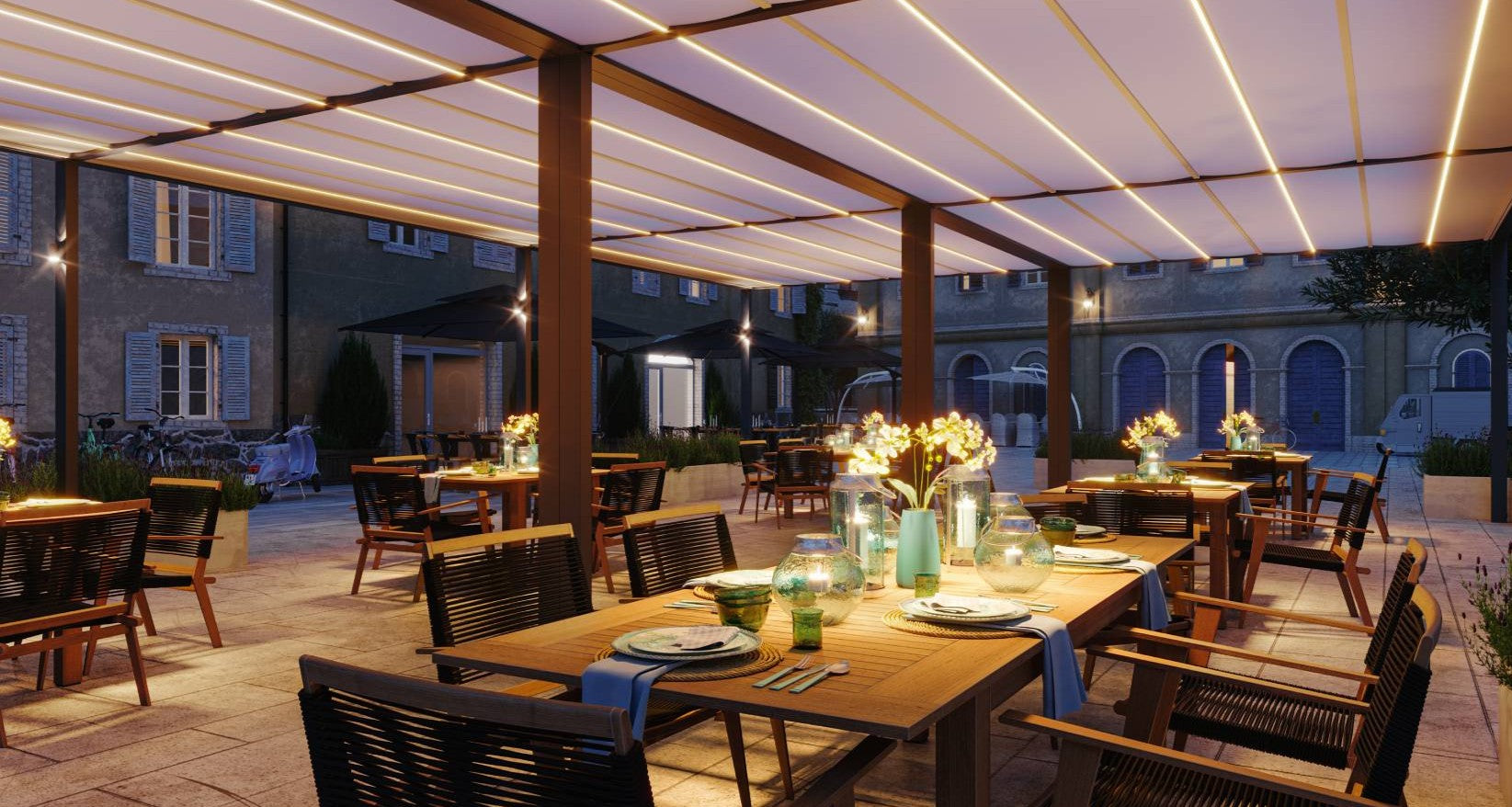 ProLine Überdachung für gewerbliche Nutzung