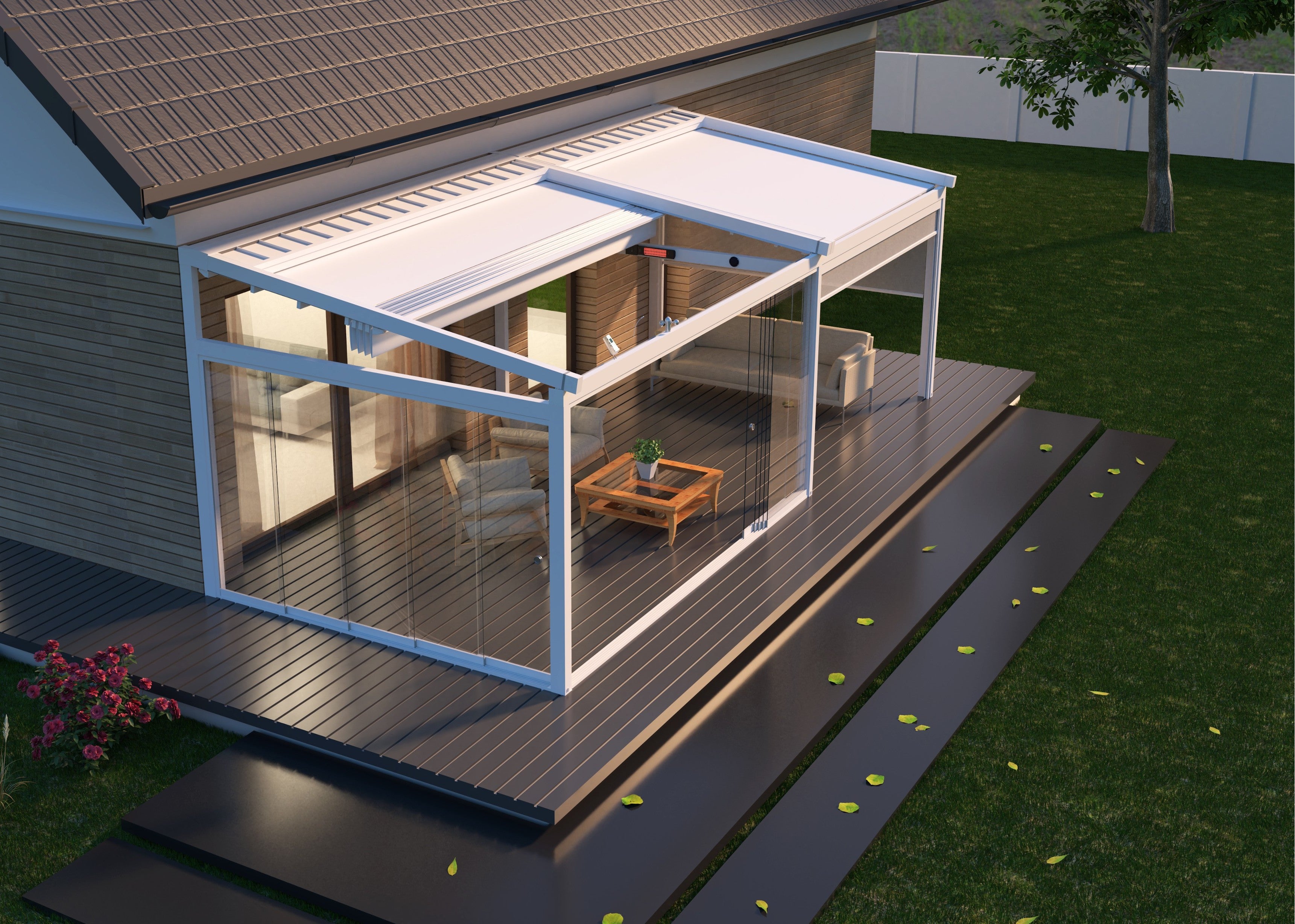 Elegance Pergola mit Stoffdach