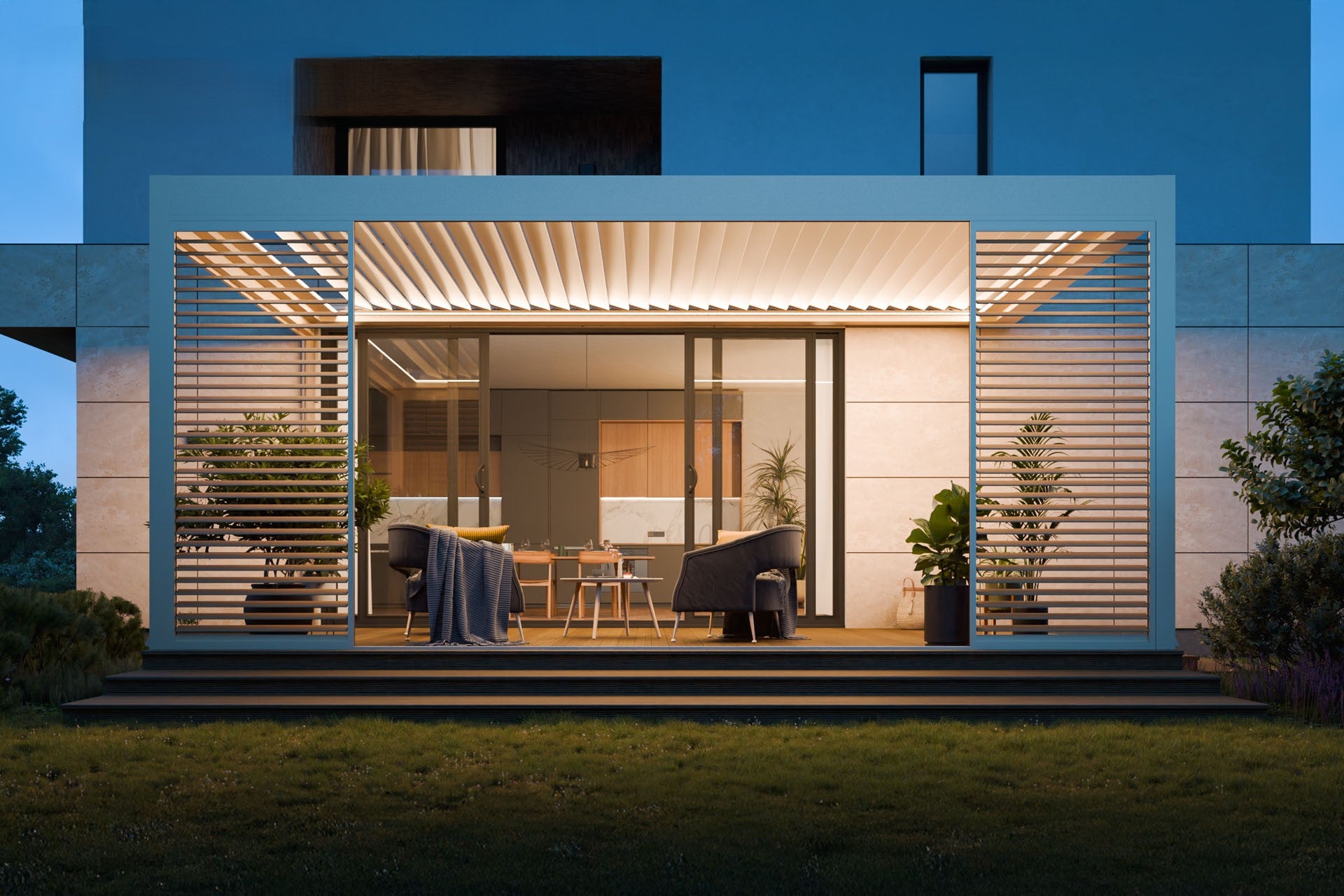 Technic View Lamellendach